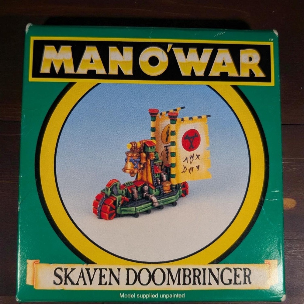 Games Workshop Man O' War Skaven Doombringer‎ GW Miniatures Metal Rare HTF 1993
